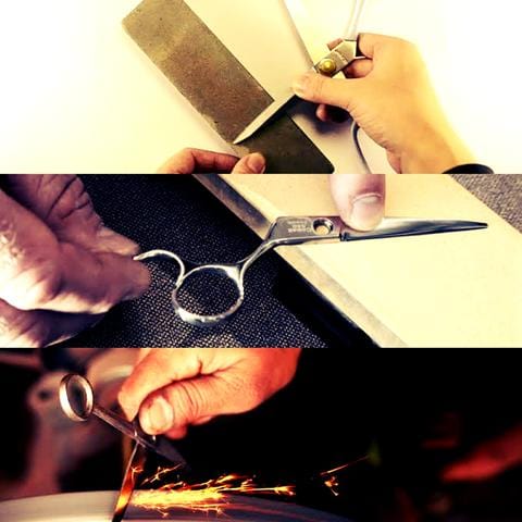 How to Sharpen Hair Cutting Shears