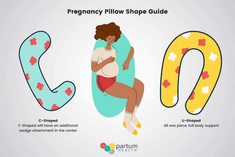 How to Sleep With Pregnancy Pillow C Shape