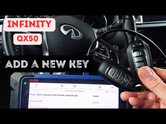 How To Start Infiniti Qx50 With Key