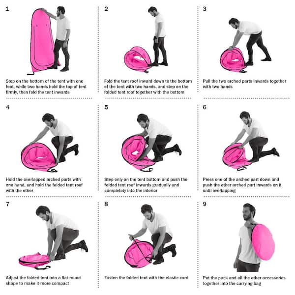 How to Take a Pop Up Tent down