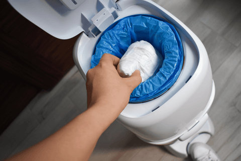 How to Take Bag Out of Diaper Genie