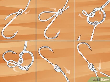 How to Tie a Fishing Hook to a Line