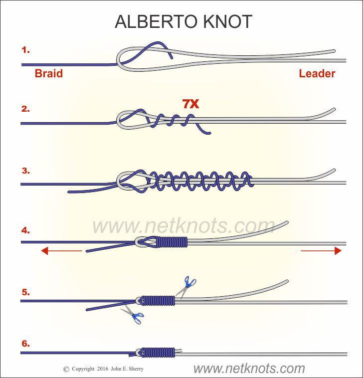 How to Tie a Leader to Braided Fishing Line