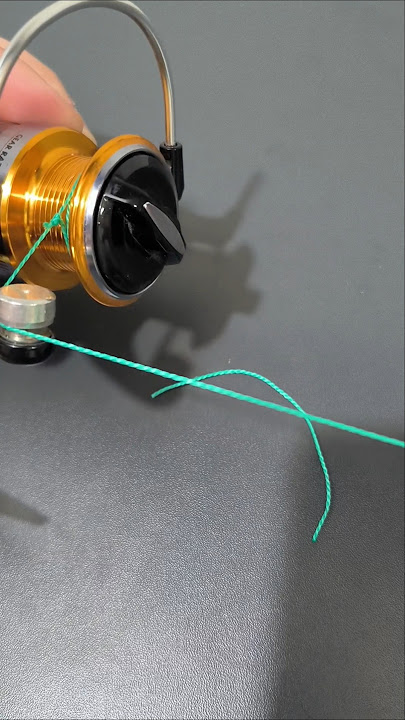 How to Tie Braided Fishing Line to a Spinning Reel