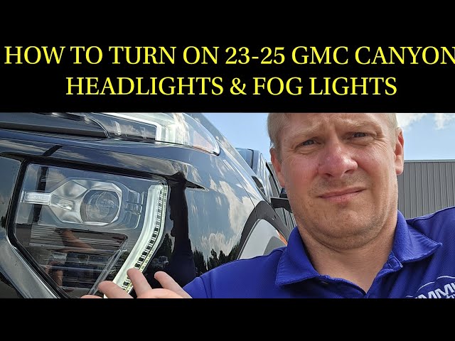 How To Turn On Fog Lights On Gmc Sierra
