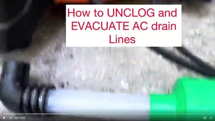 How to Unclog Air Conditioner Drain Line Outside