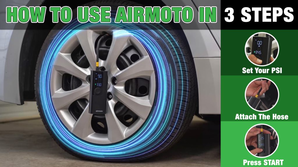 How to Use Airmoto on Car Tires