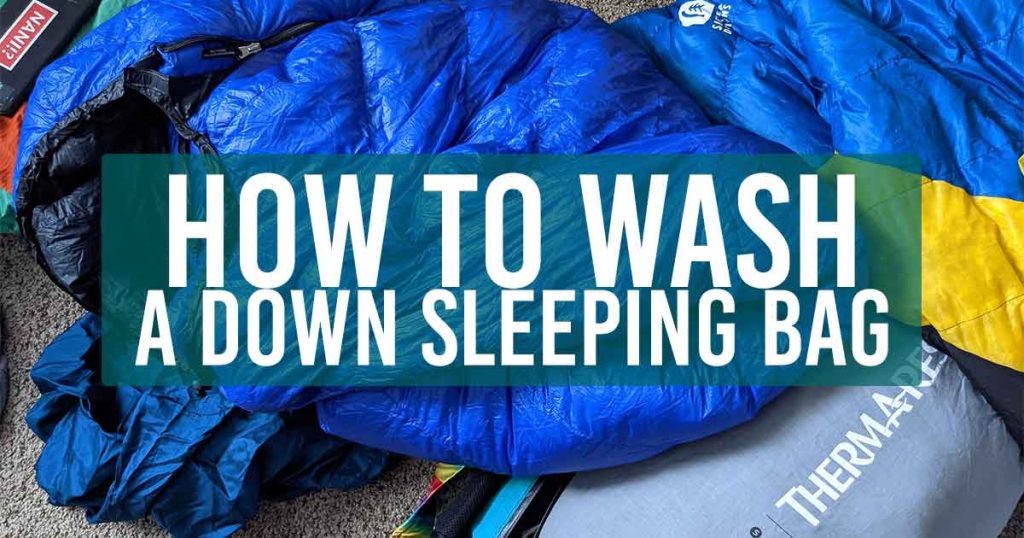 How to Wash down Sleeping Bag