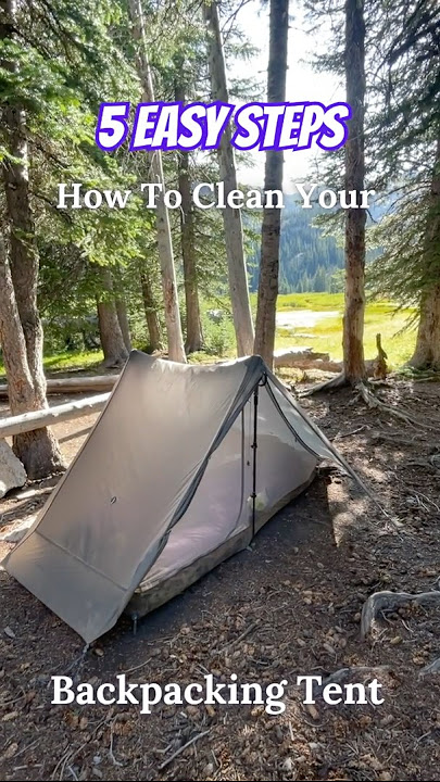 How to Wash Tent
