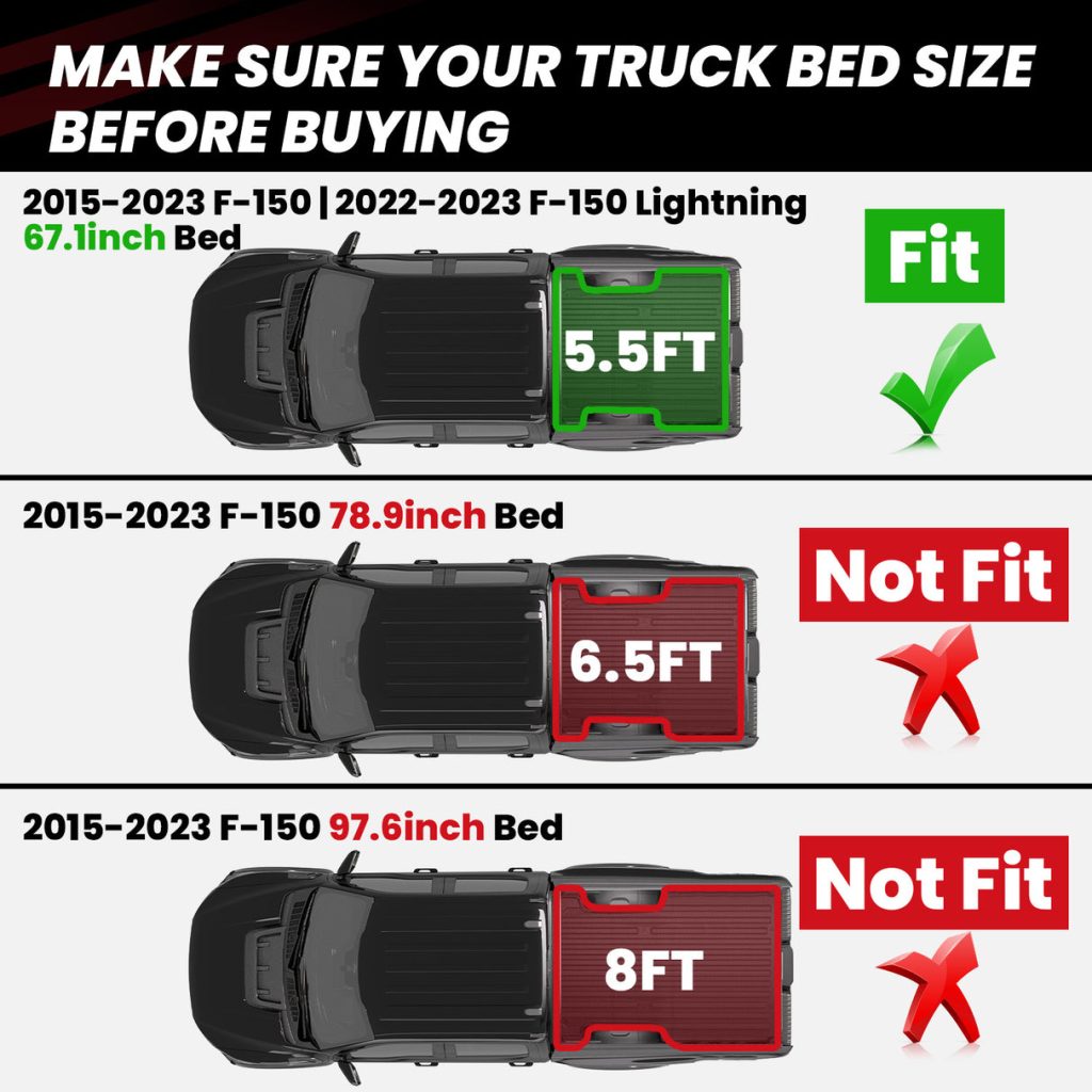 How Wide Is The Bed Of A Ford F150