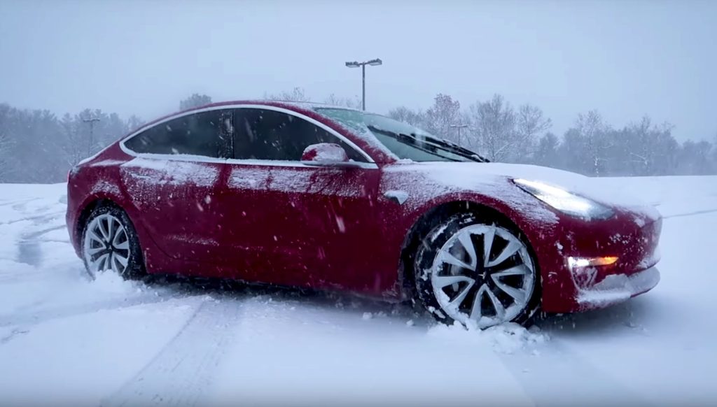 Is Tesla Model 3 Rear Wheel Drive Good In Snow