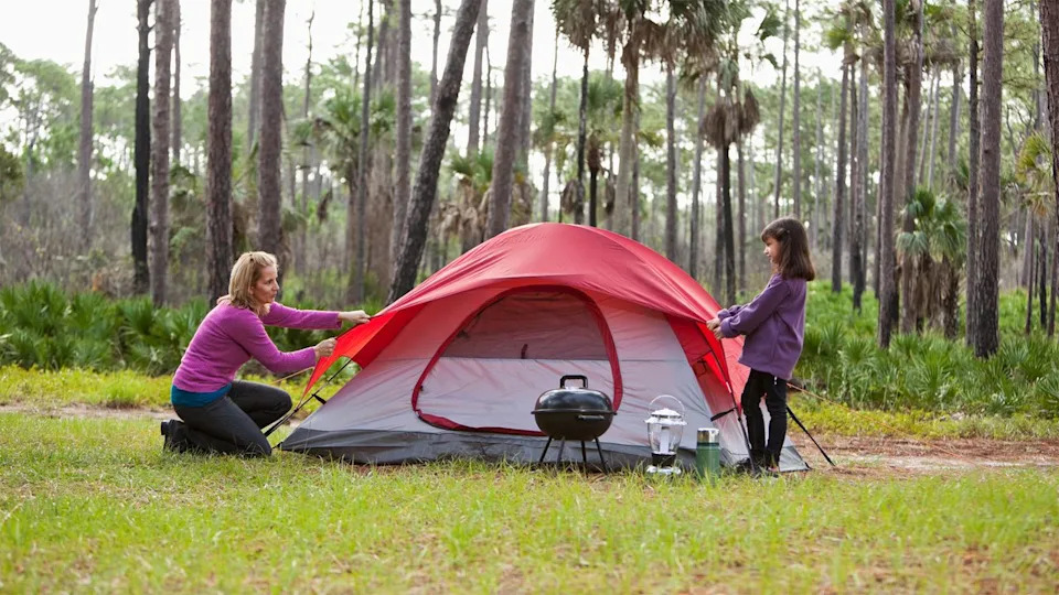 What Does Pitched a Tent Mean