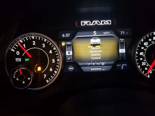What Does Serv 4Wd Mean On Dodge Ram