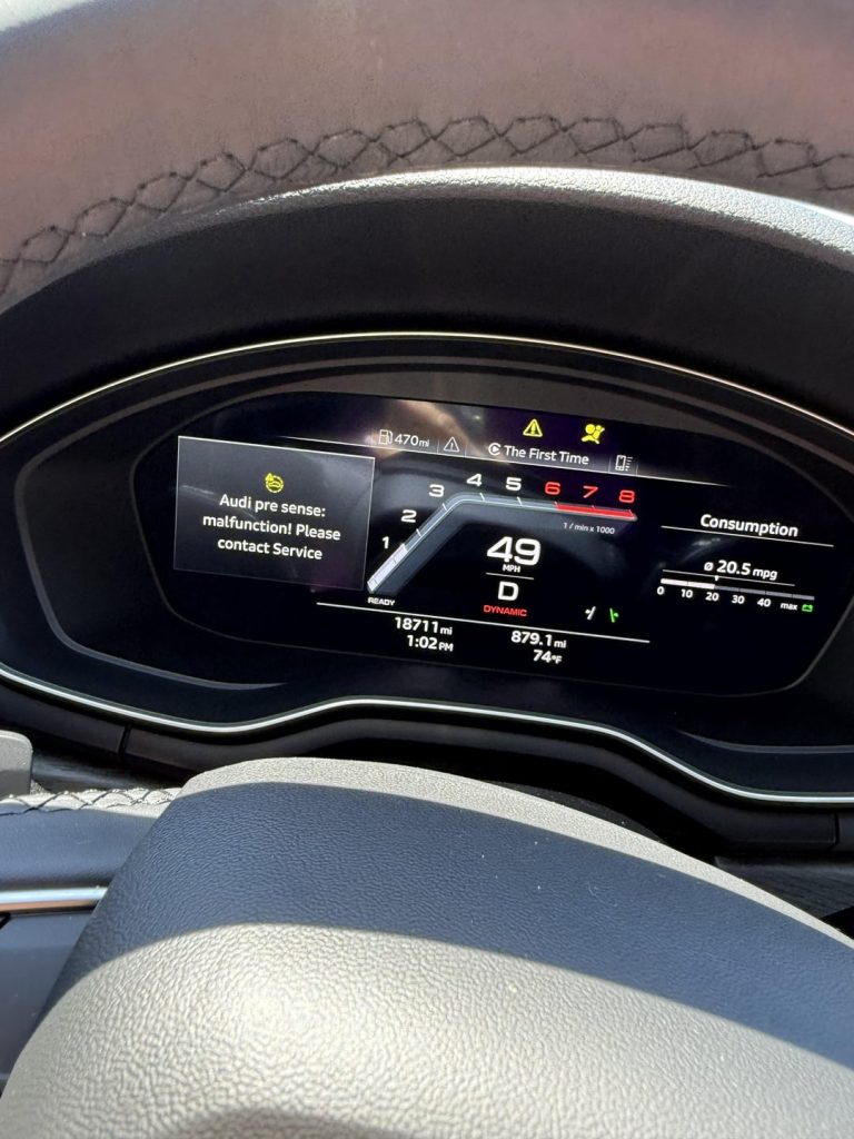 What Is Audi Pre Sense Warning