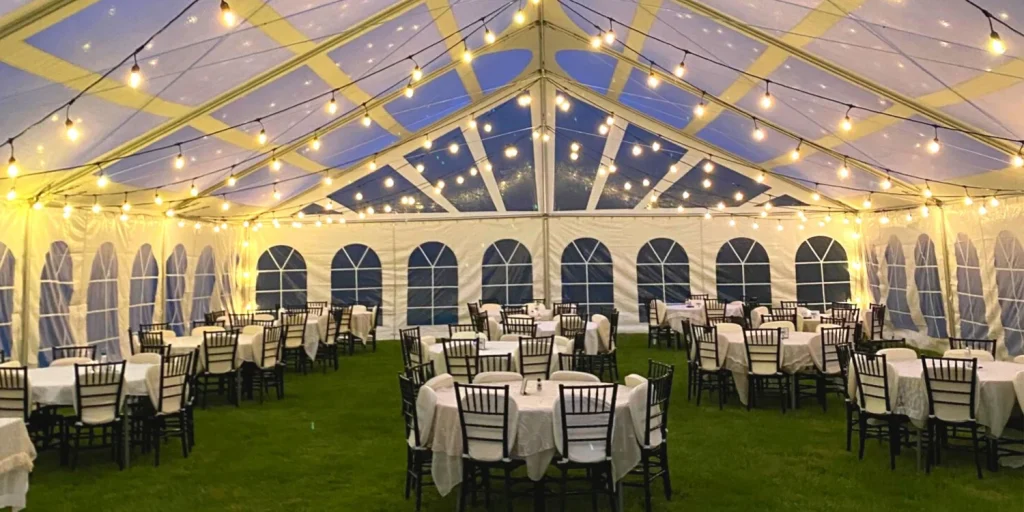 What Size Tent for 150 Guests With Dance Floor