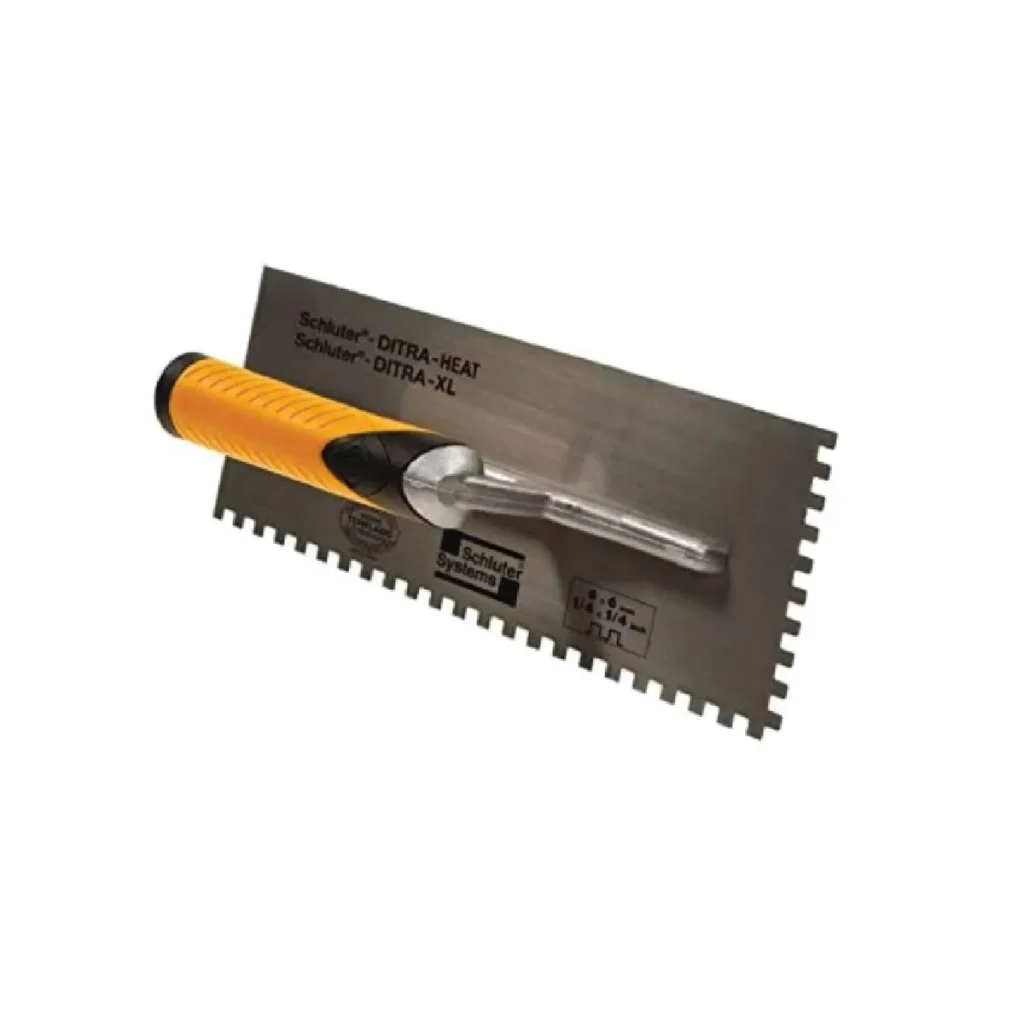 What Size Trowel for Schluter Ditra