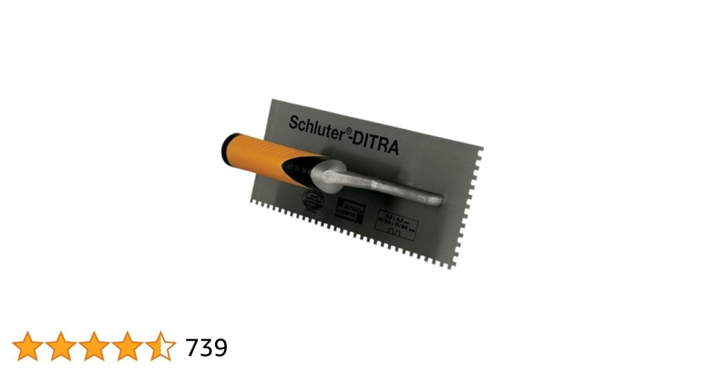 What Size Trowel for Schluter Membrane