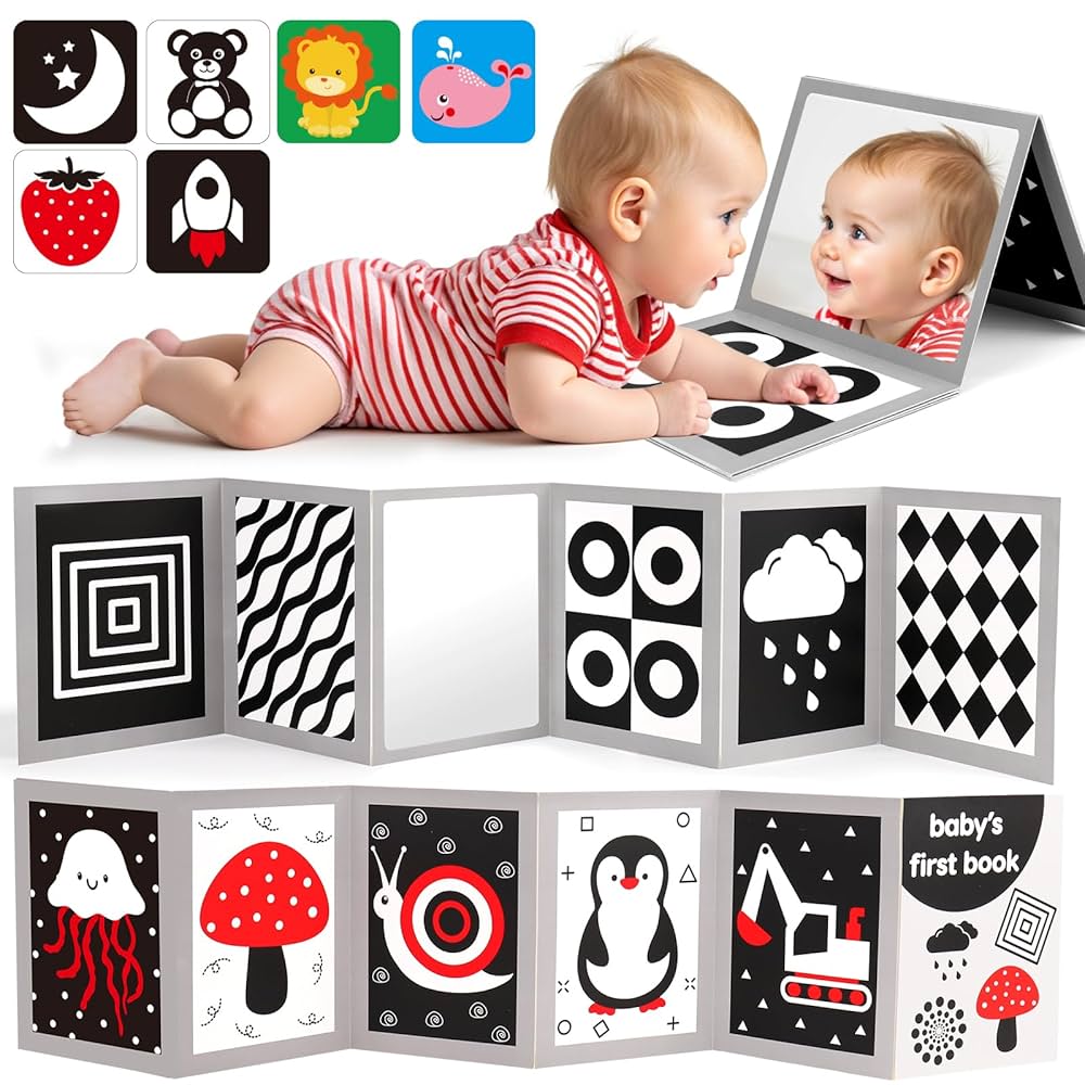 Why are Newborn Toys Black And White