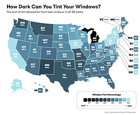 Window Tint Laws By State